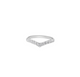 Nora Ring in 14K White gold and white diamonds