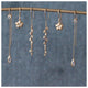 Hanging Gloria Flower Earrings with other earrings sold separately