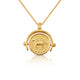 Guide Me Swivel Zodiac Capricorn- Horse Pendant  in 14k yellow gold
