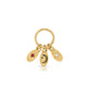Lucia star pendant in 14K yellow gold and a white diamond  shown with other charms on a charm holder (sold separately) (Copy)