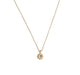 Our blossom diamond pendant shown in 14K yellow gold with white diamond