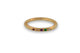 This Message Me ring features the word LOVED in 14K yellow gold