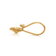 Our snake charm holder in 14K yellow gold