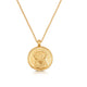  Guide Me Cancer- Dog Pendant  shown in 14K yellow gold