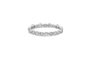 Copy of White gold eternity diamond band