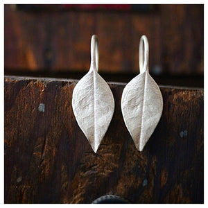 Copy of Lulu &amp; Shay Handmade Fine Jewelry Precious Leaf Earrings Sterling Silver