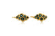 Hanging Coral Earrings These beautiful earrings shown in 14K yellow gold feature a gorgeous mix of blue/green tourmalines.
