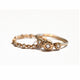 Blossom Three Flower Bud Diamond  in 14K yellow gold shown with other rings sold separately
