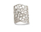 Large Lace Ring Shown in Sterling Silver. This Large Lace ring is a perfect statement ring for everyday.   Shown in Sterling Silver.