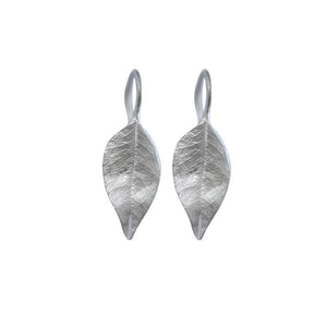 Copy of Lulu &amp; Shay Handmade Fine Jewelry Precious Leaf Earrings Sterling Silver