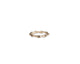 Seaweed Ring in 14k rose gold with black diamonds