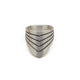 Line Archer Ring in sterling silver