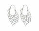 Lulu &amp; Shay Handmade Fine Jewelry Butterfly Earrings. These handcrafted delicate earrings hang approximately  1 1/4 inches at their widest are 1 3/4 inches long including the hoop ear wire.