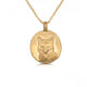 Guide Me Pisces pendant with Fox shown in 14K yellow gold
