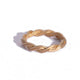 Twisted braid ring in 14K yellow gold