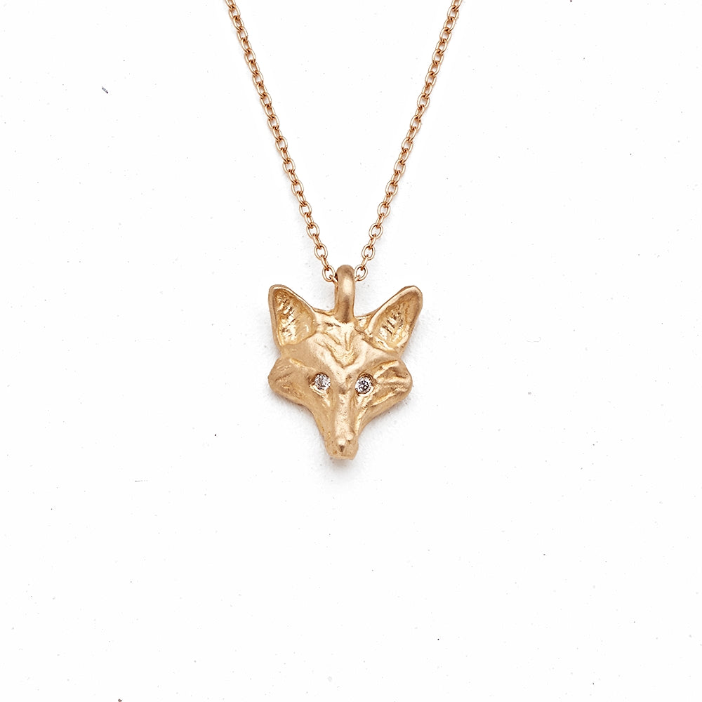 Jewellery Gold Fox Necklace Fox Pendant – Lulu Shay Fine Jewelry
