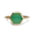 Hexagon Center Stone Ring