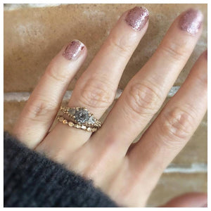 Jocelyn Gray and White Diamond Ring