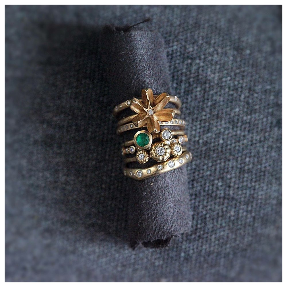 Flower bud ring sales