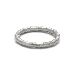 Our Lita band in 14K white gold