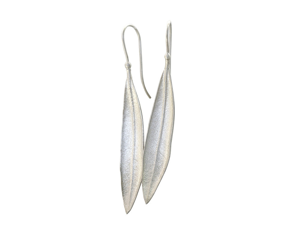 Long Leaf Earrings – Lulu Shay Fine Jewelry