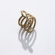 Snake Ring with Emeralds