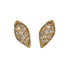 Seed earrings with pave diamonds