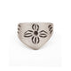 Handcarved Archer ring in sterling silver