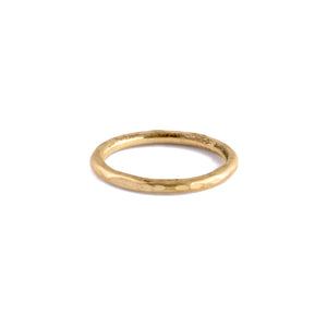 Our textured band in 14K yellow gold