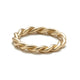 Our twist ring in 14K yellow gold